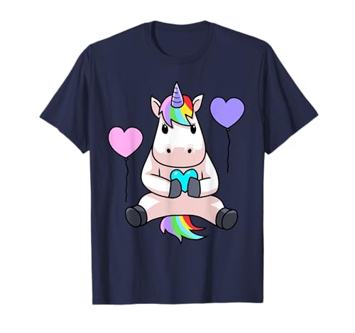 Geburtstag Geburtstagsgeschenk Einhorn Einhörner Kinder Herz T-Shirt Geburtstag Geburtstagsgeschenk Einhorn Einhörner Kinder Herz T-Shirt von Geburtstag Geburtstagsgrüße Grüße