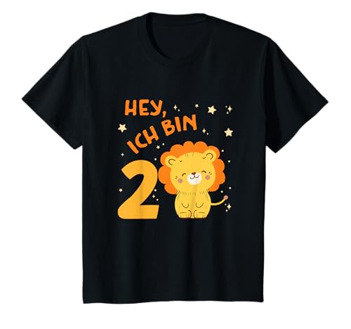 Kinder Ich Bin 2 Löwe Geburtstag Zwei Jahre Jungen Geschenk T-Shirt von Geburtstag Geburtstagskind Geburtstagsshirt