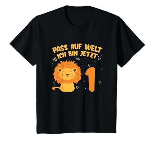 Pass Auf Welt Ich Bin Jetzt 1 Jungen Geburtstag Geschenk T-Shirt von Geburtstag Geburtstagskind Geburtstagsshirt