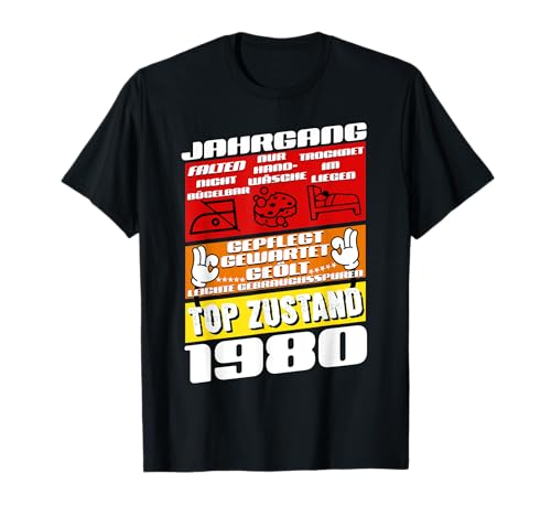 45 Jahre alt Jahrgang 1980 Frauen & Männer Geburtstag T-Shirt 45 Jahre alt Jahrgang 1980 Frauen & Männer Geburtstag T-Shirt von Geburtstag Geschenk Geboren 1980 Lustig & Frech