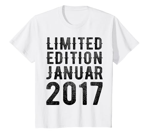 Kinder 6. Geburtstag Geschenk 6 Jahre Limited Edition Januar 2017 T-Shirt Kinder 6. Geburtstag Geschenk 6 Jahre Limited Edition Januar 2017 T-Shirt von Geburtstag Geschenk Limited Edition Januar 2017