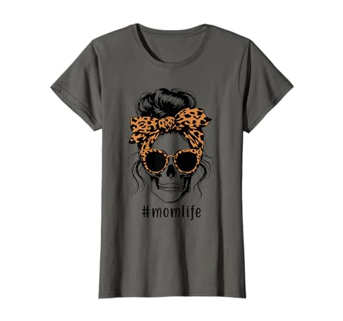 Mom Life Skull Leopard Muster Muttertag Super Beste Mama T-Shirt Mom Life Skull Leopard Muster Muttertag Super Beste Mama T-Shirt von Geburtstag Geschenk Mutter Muttertagsgeschenk