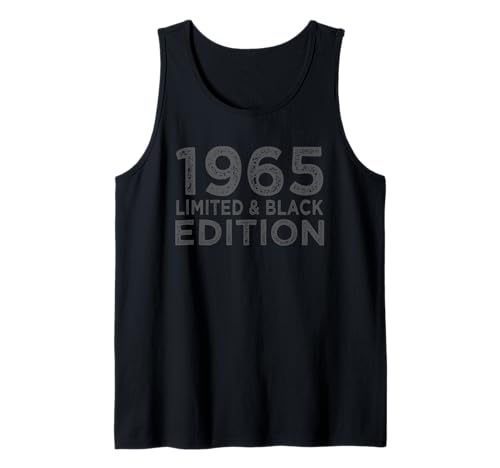 60th Birthday Women Men 60 Years 1965 Birthday Black Edition Tank Top 60th Birthday Women Men 60 Years 1965 Birthday Black Edition Tank Top von Geburtstag Geschenke 1965 60 Jahre Frauen Männer