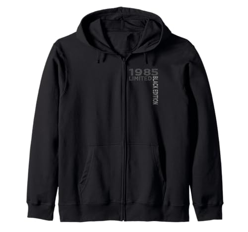 40th Birthday Women Men 40 Years 1985 Birthday Black Edition Kapuzenjacke 40th Birthday Women Men 40 Years 1985 Birthday Black Edition Kapuzenjacke von Geburtstag Geschenke 1985 40 Jahre Frauen Männer