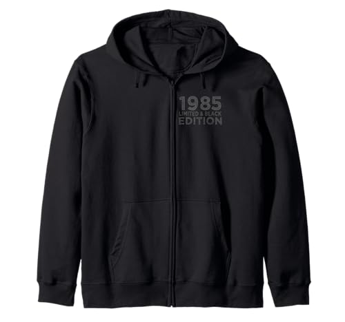 40th Birthday Women Men 40 Years 1985 Birthday Black Edition Kapuzenjacke 40th Birthday Women Men 40 Years 1985 Birthday Black Edition Kapuzenjacke von Geburtstag Geschenke 1985 40 Jahre Frauen Männer