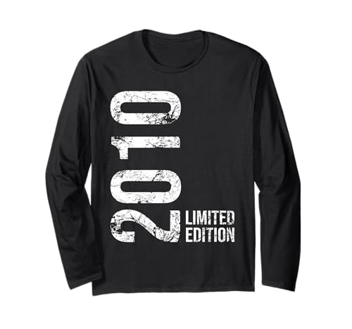 15. Geburtstag Junge Mädchen 15 Jahre 2010 Geburtstags Langarmshirt von Geburtstag Geschenke 2010 15 Jahre Jungen Mädchen