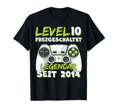 10 Geburtstag Junge Jungen Dekoration 2014 10er Geburtstag T-Shirt von Geburtstag Geschenke Co.