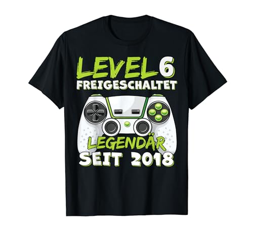 6 Geburtstag Junge Jungen Dekoration 2018 6er Geburtstag T-Shirt von Geburtstag Geschenke Co.