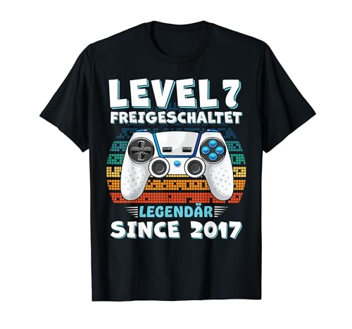 7 Geburtstag Junge Jungen Dekoration 2017 7er Geburtstag T-Shirt von Geburtstag Geschenke Co.