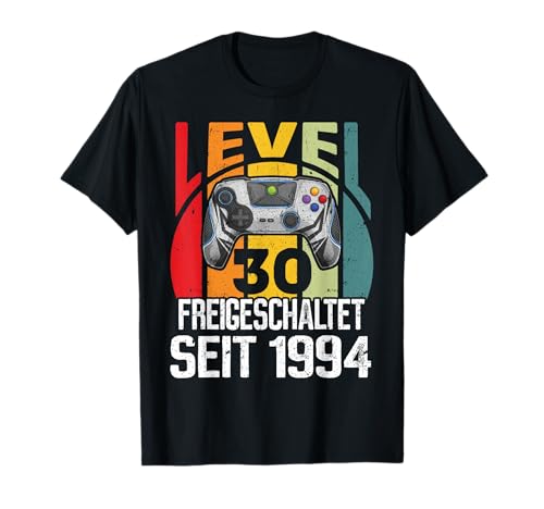 30 geburtstag männer 1994 Geburtstag Mann Jungen Gamer T-Shirt 30 geburtstag männer 1994 Geburtstag Mann Jungen Gamer T-Shirt von Geburtstag Geschenke Gamer Jungen Kinder männer