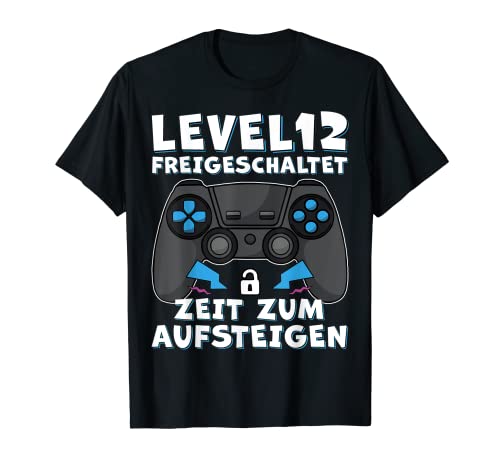 Level 12 Geburtstag Junge Geschenk Für 12 Jährigen Jungen T-Shirt von Geburtstag Geschenke Store