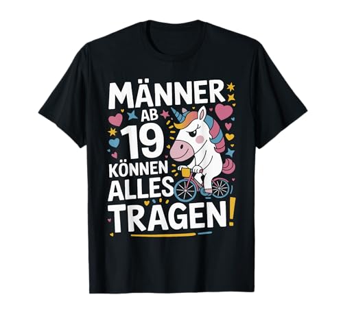 19. Geburtstag Mann Männer Ab 19 Jahre Deko Lustig Geschenk T-Shirt 19. Geburtstag Mann Männer Ab 19 Jahre Deko Lustig Geschenk T-Shirt von Geburtstag Geschenke für Männer zum 19. Geburtstag