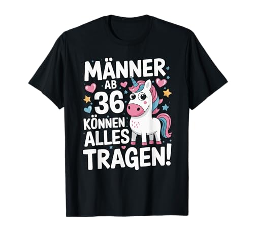 36. Geburtstag Mann Männer Ab 36 Jahre Deko Lustig Geschenk T-Shirt von Geburtstag Geschenke für Männer zum 36. Geburtstag