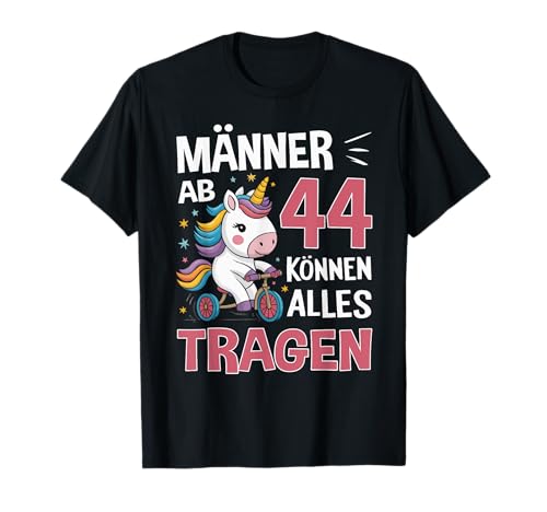 44. Geburtstag Mann Männer Ab 44 Jahre Lustiger Spruch T-Shirt von Geburtstag Geschenke für Männer zum 44. Geburtstag