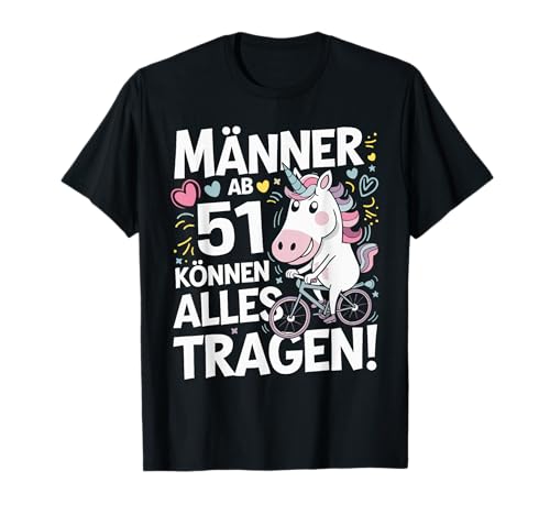 51. Geburtstag Mann Männer Ab 51 Jahre Deko Lustig Geschenk T-Shirt von Geburtstag Geschenke für Männer zum 51. Geburtstag