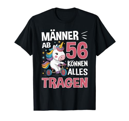 56. Geburtstag Mann Männer Ab 56 Jahre Lustiger Spruch T-Shirt von Geburtstag Geschenke für Männer zum 56. Geburtstag