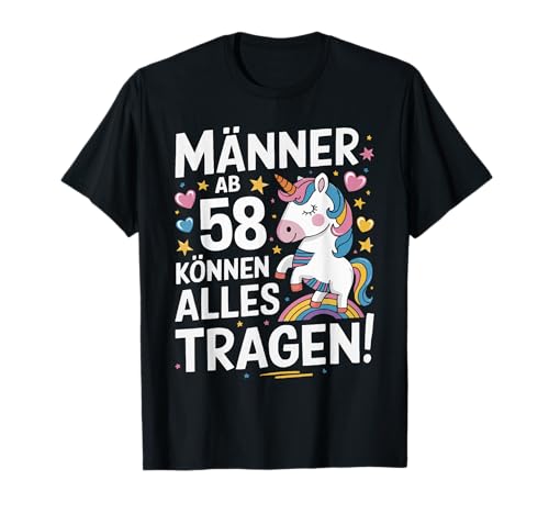 58. Geburtstag Mann Männer Ab 58 Jahre Deko Lustig Geschenk T-Shirt 58. Geburtstag Mann Männer Ab 58 Jahre Deko Lustig Geschenk T-Shirt von Geburtstag Geschenke für Männer zum 58. Geburtstag