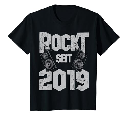 6. Geburtstag Rockt Seit 2019 Jahrgang Rock Gitarre Kinder T-Shirt von Geburtstag Geschenkideen Rock Musik Rocker 2022