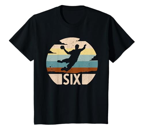 Kinder 6th Birthday Handballer 6 Jahre Jungs Handball T-Shirt Kinder 6th Birthday Handballer 6 Jahre Jungs Handball T-Shirt von Geburtstag Handball Englisch Kinder Sport Jungs