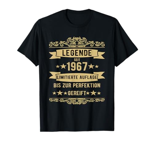 Jahrgang 1967 - Damen und Herren Geburtstag T-Shirt Jahrgang 1967 - Damen und Herren Geburtstag T-Shirt von Geburtstag Jahrgang 1967 für Damen und Herren