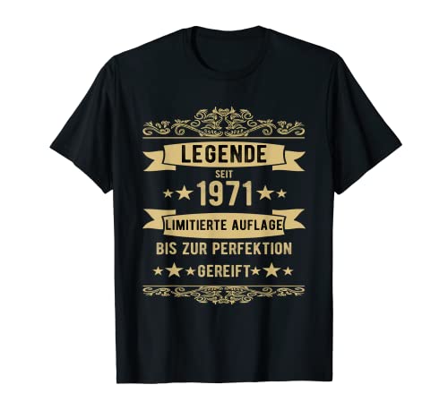 Jahrgang 1971 - Damen und Herren Geburtstag T-Shirt Jahrgang 1971 - Damen und Herren Geburtstag T-Shirt von Geburtstag Jahrgang 1971 für Damen und Herren