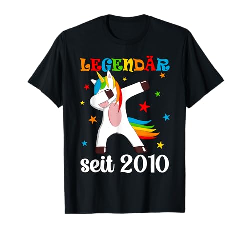 Legendär seit 2010 Mädchen Einhorn | 2010 geboren Geburtstag T-Shirt Legendär seit 2010 Mädchen Einhorn | 2010 geboren Geburtstag T-Shirt von Geburtstag Jahrgang 2010 Geschenke mit Unicorn