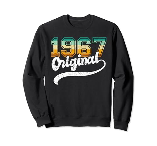 Jahrgang 1967 Damen Herren Vintage Klassik Original Sweatshirt Jahrgang 1967 Damen Herren Vintage Klassik Original Sweatshirt von Geburtstag Jahrgang geboren Geburtstagsgeschenk