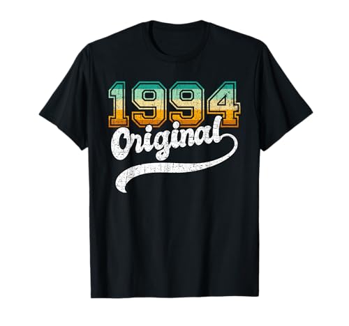 Jahrgang 1994 Damen Herren Vintage Klassik Original T-Shirt Jahrgang 1994 Damen Herren Vintage Klassik Original T-Shirt von Geburtstag Jahrgang geboren Geburtstagsgeschenk