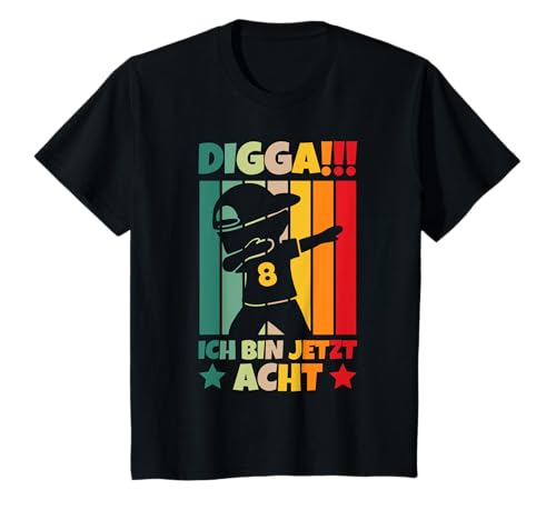 Kinder Digga!!! Ich bin jetzt Acht 8. Geburtstag Junge T-Shirt Kinder Digga!!! Ich bin jetzt Acht 8. Geburtstag Junge T-Shirt von Geburtstag Junge Geschenkeideen 8. Geburtstag