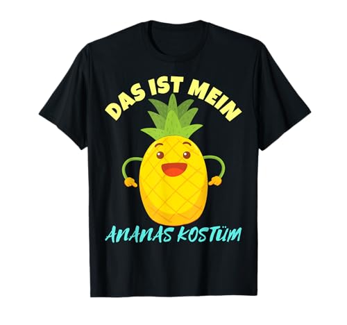 Das ist Mein Ananas Kostüm Last Minute Geschenk Herren Damen T-Shirt Das ist Mein Ananas Kostüm Last Minute Geschenk Herren Damen T-Shirt von Geburtstag Karneval Halloween Oktoberfest Kostüm