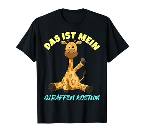 Das ist Mein Giraffen Kostüm Last Minute Geschenk Damen T-Shirt Das ist Mein Giraffen Kostüm Last Minute Geschenk Damen T-Shirt von Geburtstag Karneval Halloween Oktoberfest Kostüm