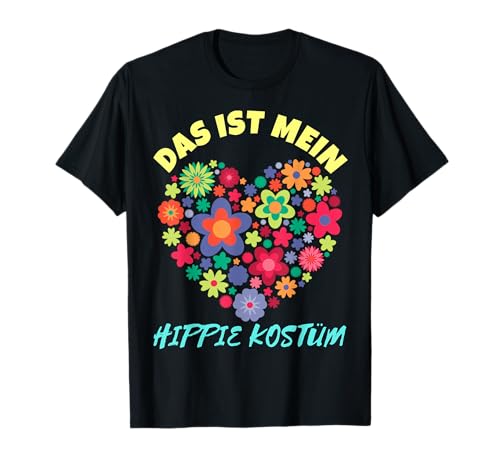 Das ist Mein Hippie Kostüm Last Minute Geschenk Damen Herren T-Shirt Das ist Mein Hippie Kostüm Last Minute Geschenk Damen Herren T-Shirt von Geburtstag Karneval Halloween Oktoberfest Kostüm
