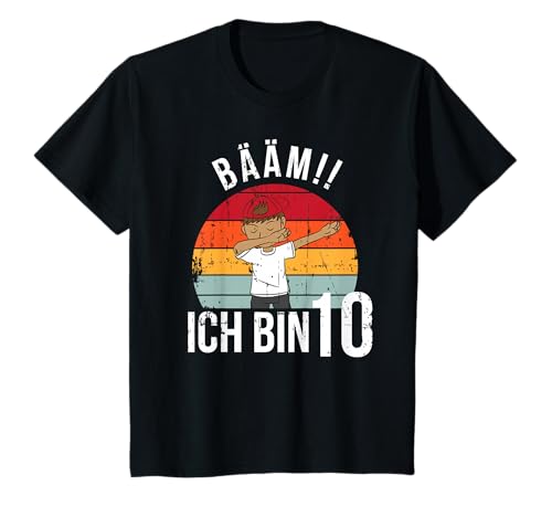 Bäm ich bin 10 Kinder T-Shirt Bäm ich bin 10 Kinder T-Shirt von Geburtstag Kids 10 Jahre