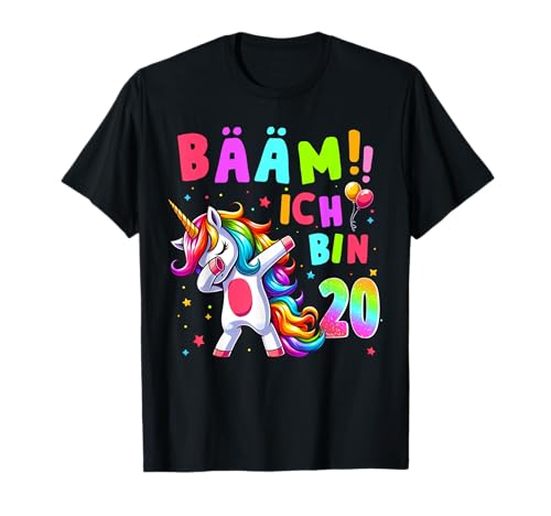 20 Geburtstag Mädchen 20 Jahre Tanzendes Lustiges Einhorn T-Shirt 20 Geburtstag Mädchen 20 Jahre Tanzendes Lustiges Einhorn T-Shirt von Geburtstag Mädchen Einhorn