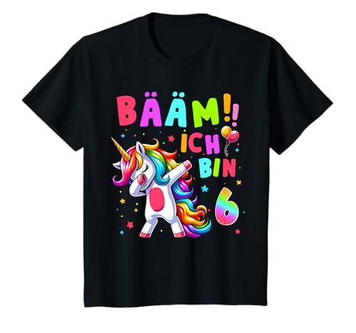Kinder 6 Geburtstag Mädchen 6 Jahre Tanzendes Lustiges Einhorn T-Shirt Kinder 6 Geburtstag Mädchen 6 Jahre Tanzendes Lustiges Einhorn T-Shirt von Geburtstag Mädchen Einhorn