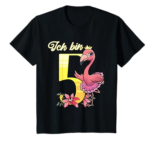 5. Geburtstag 5 Jahre Mädchen Flamingo T-Shirt 5. Geburtstag 5 Jahre Mädchen Flamingo T-Shirt von Geburtstag Mädchen Malthemtha