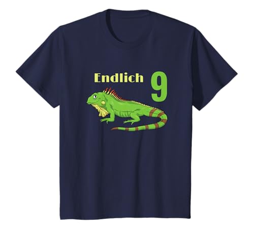 Kinder 9. Geburtstag Leguan Junge 9 Jahre Reptilien Terrarium Kind T-Shirt Kinder 9. Geburtstag Leguan Junge 9 Jahre Reptilien Terrarium Kind T-Shirt von Geburtstag Mädels & Jungs Geschenkideen von Herzen