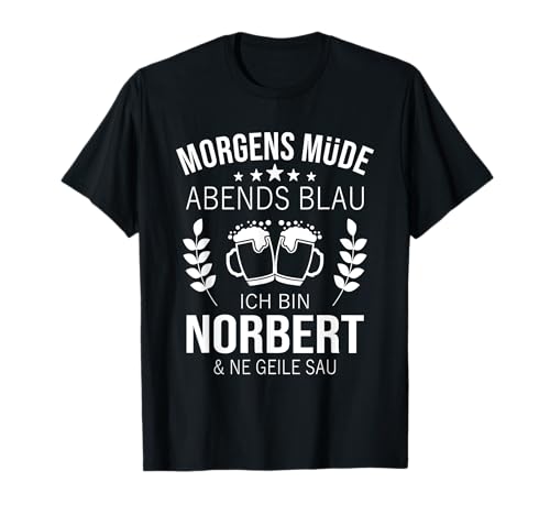 Herren Norbert Vorname Geschenk-Idee Geburtstag Lustiger Spruch T-Shirt Herren Norbert Vorname Geschenk-Idee Geburtstag Lustiger Spruch T-Shirt von Geburtstag Norbert Geschenk Namensgeschenk