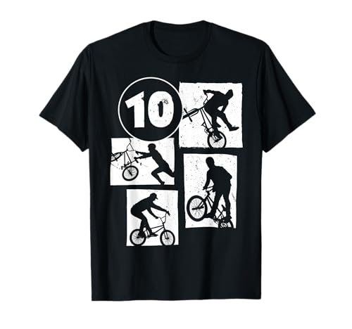 10. Geburtstag Junge Cooles BMX Fahrrad für Jungen BMX-Fans T-Shirt 10. Geburtstag Junge Cooles BMX Fahrrad für Jungen BMX-Fans T-Shirt von Geburtstag Retro BMX Junge Fahrrad Geschenk