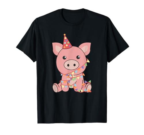 Schwein zum Geburtstag für Kinder ein Geburtstags Schwein T-Shirt Schwein zum Geburtstag für Kinder ein Geburtstags Schwein T-Shirt von Geburtstag Schwein Kinder Geburtstagsparty Kinder
