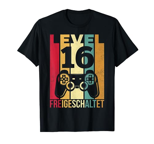 Geschenk 16 Geburtstag Junge Gamer Geschenkidee Jungen T-Shirt von Geburtstag Shirt Co.