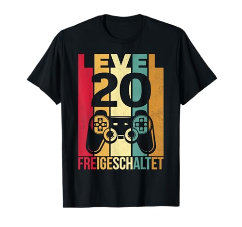 20er Geburtstag Männer Herren Gamer Gaming 20 Geburtstag T-Shirt von Geburtstag Geschenk Co.