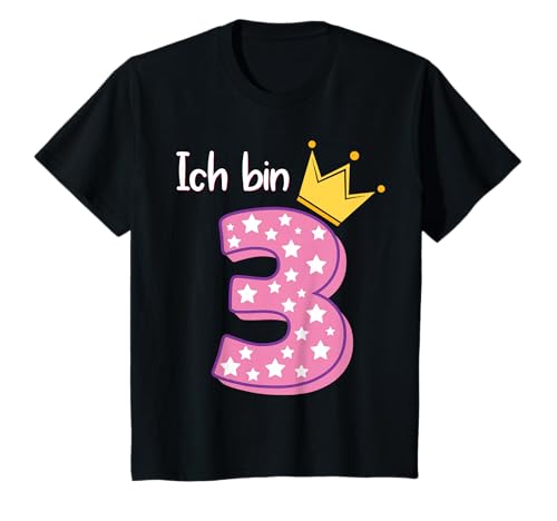 3 Geburtstag Mädchen Outfit Drei Dritter 3 Geburtstag T-Shirt von Geburtstag Shirt Co.