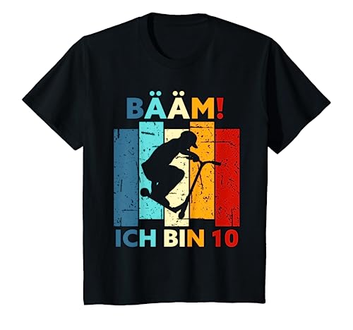 Kinder Bääm! Ich bin 10 Geburtstag Zehn Jahre Junge Mädchen 10. T-Shirt von Geburtstag Sprüche & Geschenke