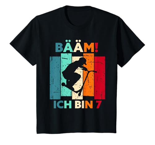 Bääm! Ich bin 7 Geburtstag Sieben Jahre Junge Mädchen 7. T-Shirt von Geburtstag Sprüche & Geschenke