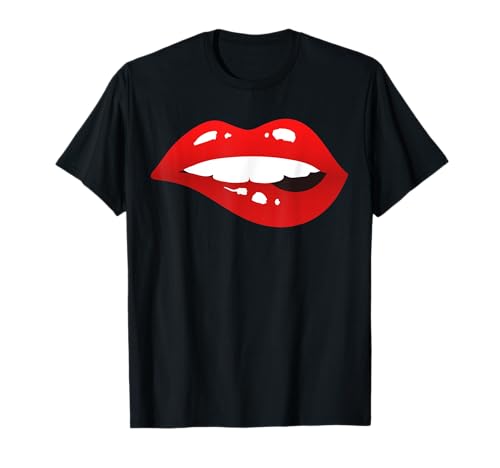 Rote Lippen Kussmund Teenager Mädchen Geburtstag Geschenk T-Shirt Rote Lippen Kussmund Teenager Mädchen Geburtstag Geschenk T-Shirt von Geburtstag Teenager Mädchen Tochter Geschenkideen