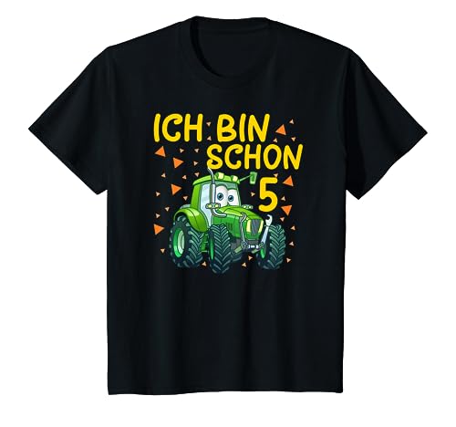 Kinder Kinder Fünfter Geburtstag ich bin 5 Jahre Traktor Trekker T-Shirt Kinder Kinder Fünfter Geburtstag ich bin 5 Jahre Traktor Trekker T-Shirt von Geburtstag Traktor Landwirt Kinder