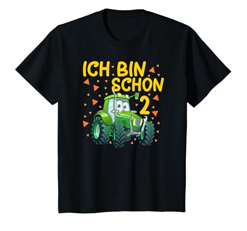 Kinder Kinder Zweiter Geburtstag ich bin 2 Jahre Traktor Trekker T-Shirt Kinder Kinder Zweiter Geburtstag ich bin 2 Jahre Traktor Trekker T-Shirt von Geburtstag Traktor Landwirt Kinder