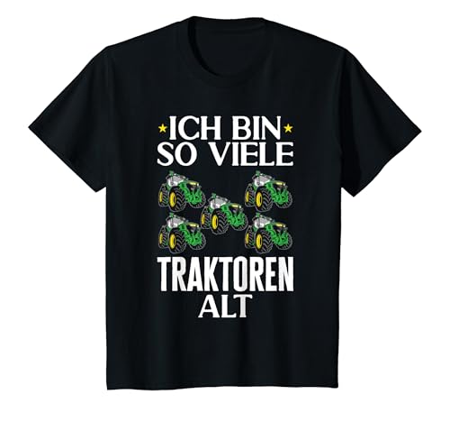 Kinder Landwirt Ich Bin So Viele Traktoren Alt Traktor 5 Jahre T-Shirt Kinder Landwirt Ich Bin So Viele Traktoren Alt Traktor 5 Jahre T-Shirt von Geburtstag Trecker Junge Kleidung