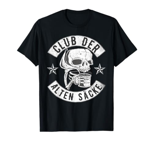 Club der alten Säcke Männer Motorrad Alter Sack Geburtstag T-Shirt Club der alten Säcke Männer Motorrad Alter Sack Geburtstag T-Shirt von Geburtstag für Biker & Motorrad-Fahrer